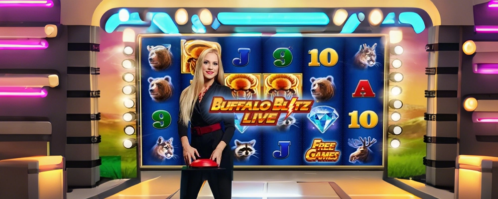 4play Caça-níqueis Buffalo Blitz ao Vivo